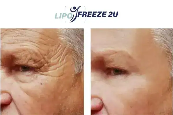 Mens before and after Morpheus 8 Edgware results.